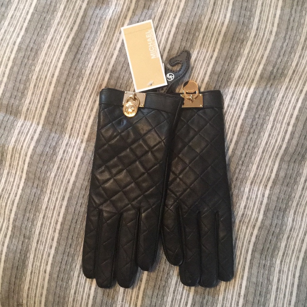 Michael Kors leather gloves